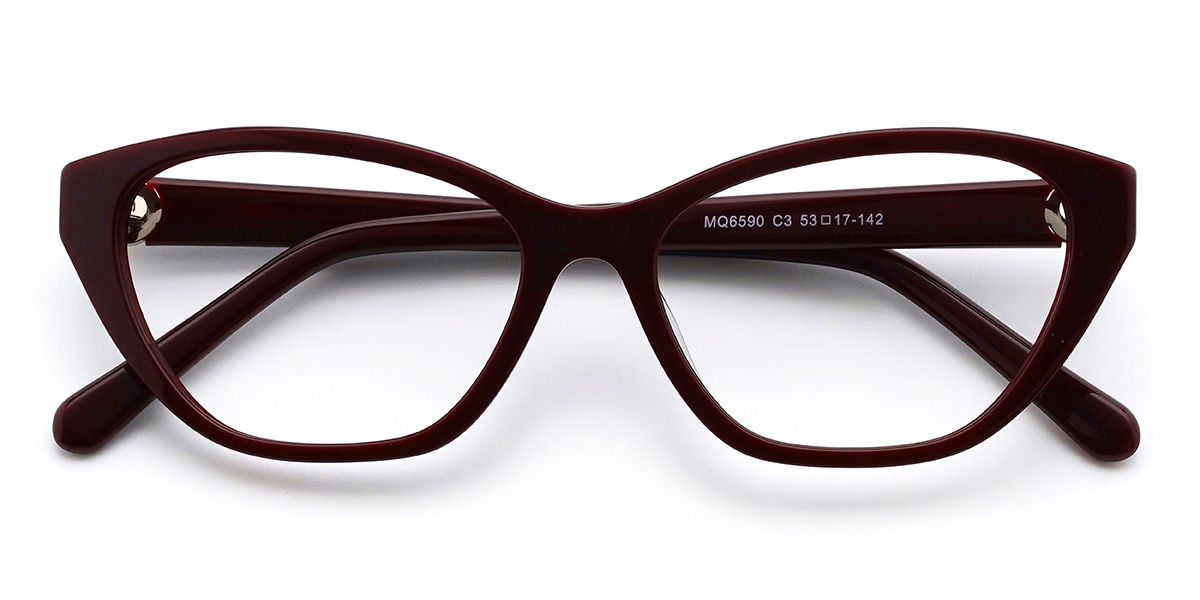 Jujube vörös Junior Szemüveg - Rectangle Glasses