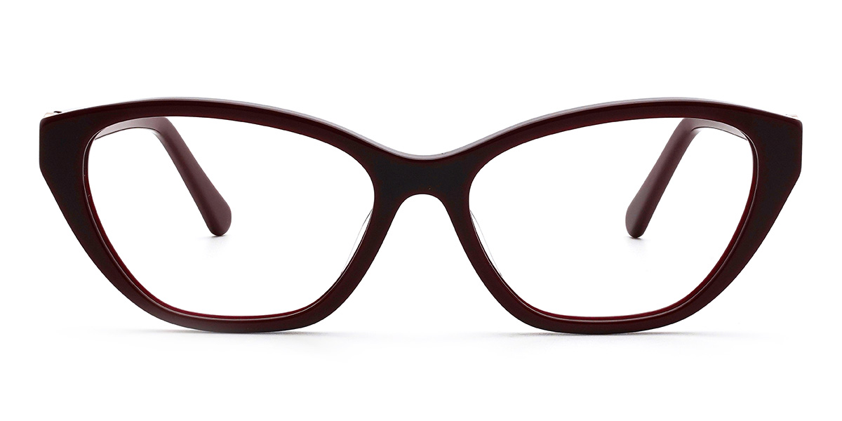Jujube vörös Junior Szemüveg - Rectangle Glasses