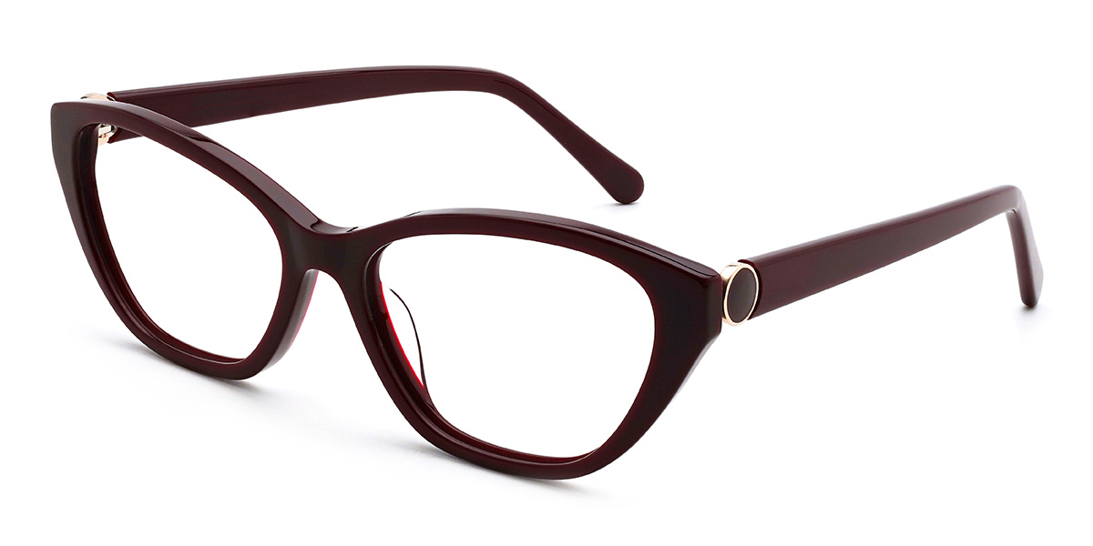 Jujube vörös Junior Szemüveg - Rectangle Glasses