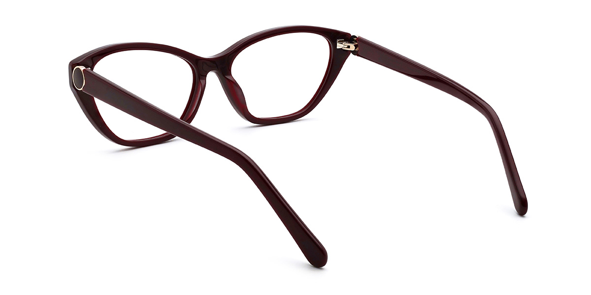 Jujube vörös Junior Szemüveg - Rectangle Glasses
