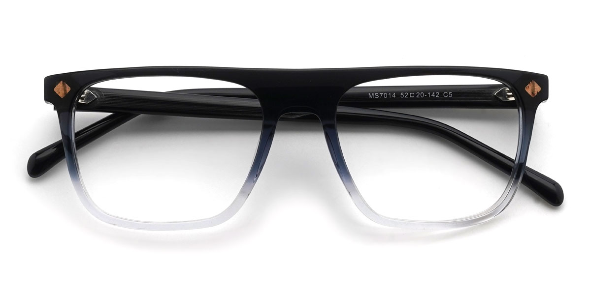 Noir Transparent Rafael Lunettes - Rectangle Glasses