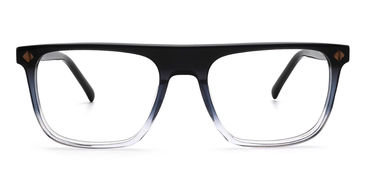 Noir Transparent Rafael Lunettes - Rectangle Glasses