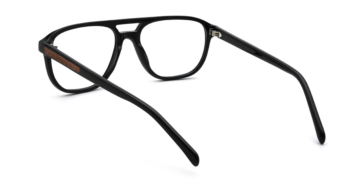 Fekete Malakai Szemüveg - Aviator Glasses