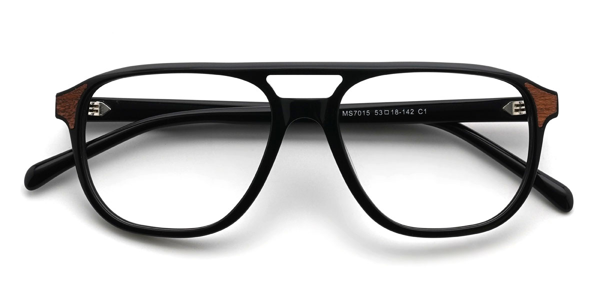 Fekete Malakai Szemüveg - Aviator Glasses