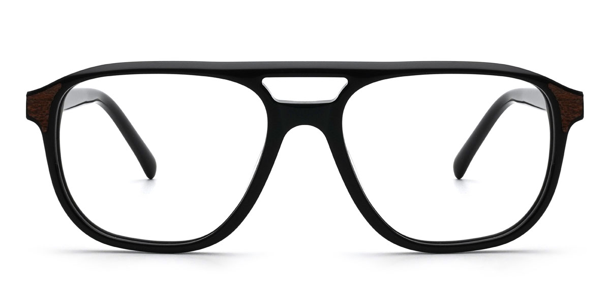 Fekete Malakai Szemüveg - Aviator Glasses