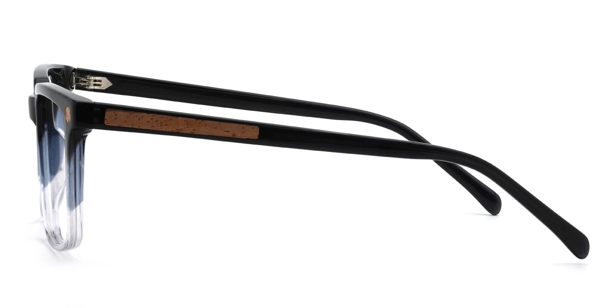 Noir Transparent Brantley Lunettes - Rectangle Glasses