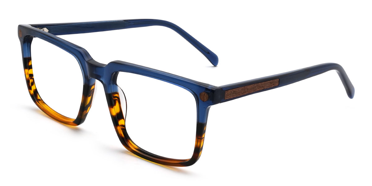 Kék teknősbéka Brantley Szemüveg - Rectangle Glasses