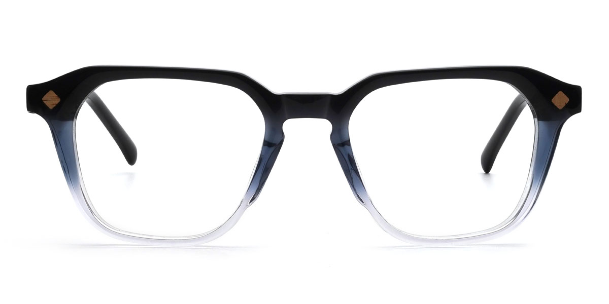 Fekete átlátszó Harley Szemüveg - Rectangle Glasses