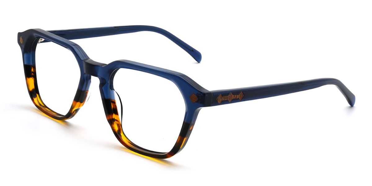 Kék teknősbéka Harley Szemüveg - Rectangle Glasses