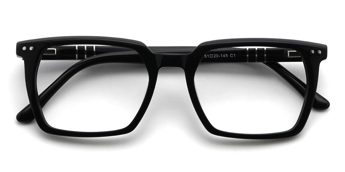 Fekete Khalil Szemüveg - Rectangle Glasses