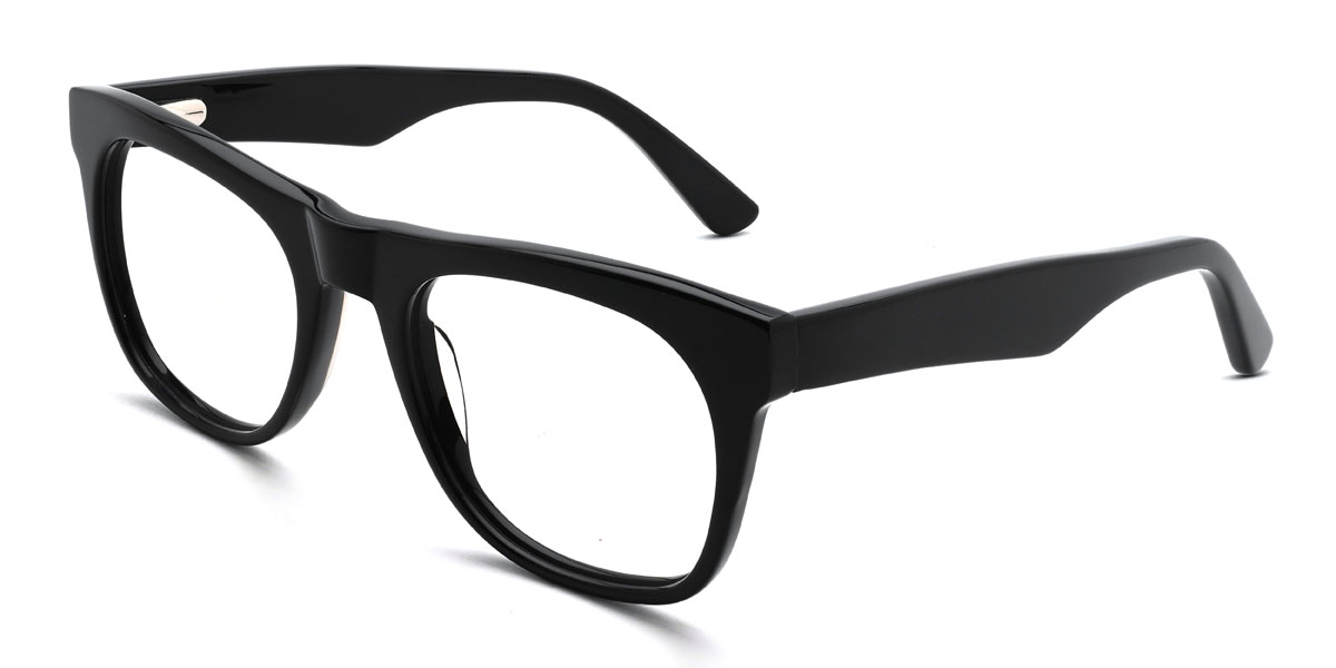 Fekete Sylas Szemüveg - Rectangle Glasses