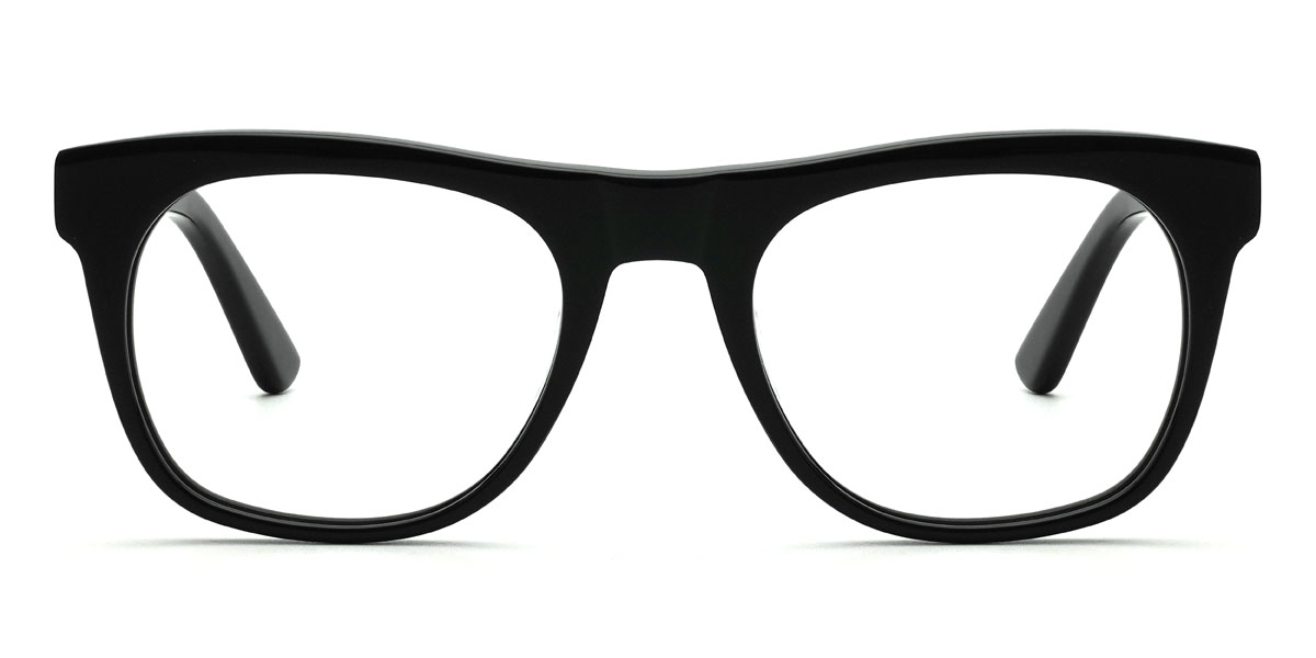 Fekete Sylas Szemüveg - Rectangle Glasses