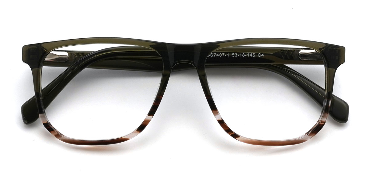 Szürke teknőspáncél Pedro Szemüveg - Rectangle Glasses