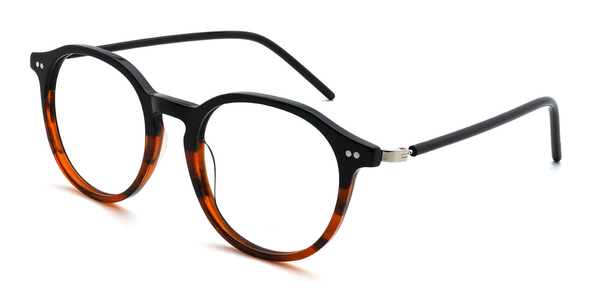 Fekete teknősbéka Maryam Szemüveg - Oval Glasses