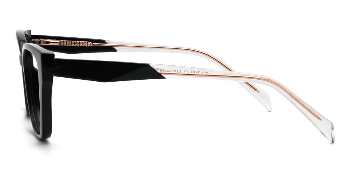 Fekete Kolton Szemüveg - Rectangle Glasses