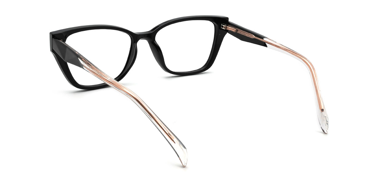 Fekete Kolton Szemüveg - Rectangle Glasses