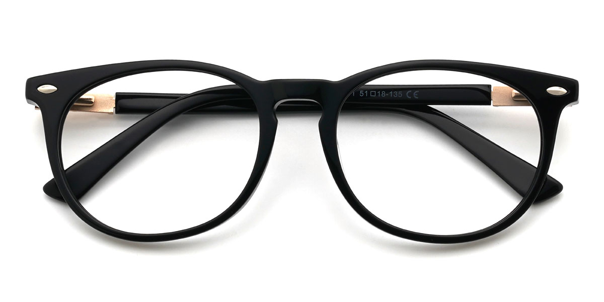 Fekete Emberley Szemüveg - Oval Glasses