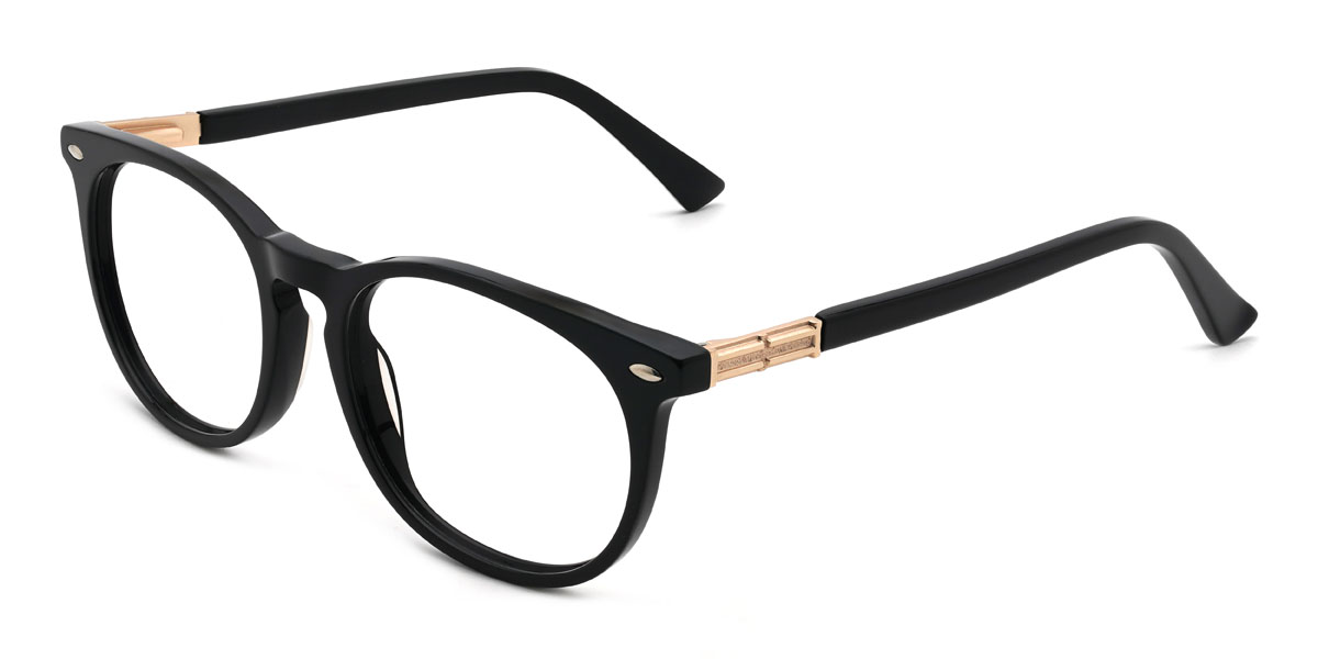 Fekete Emberley Szemüveg - Oval Glasses