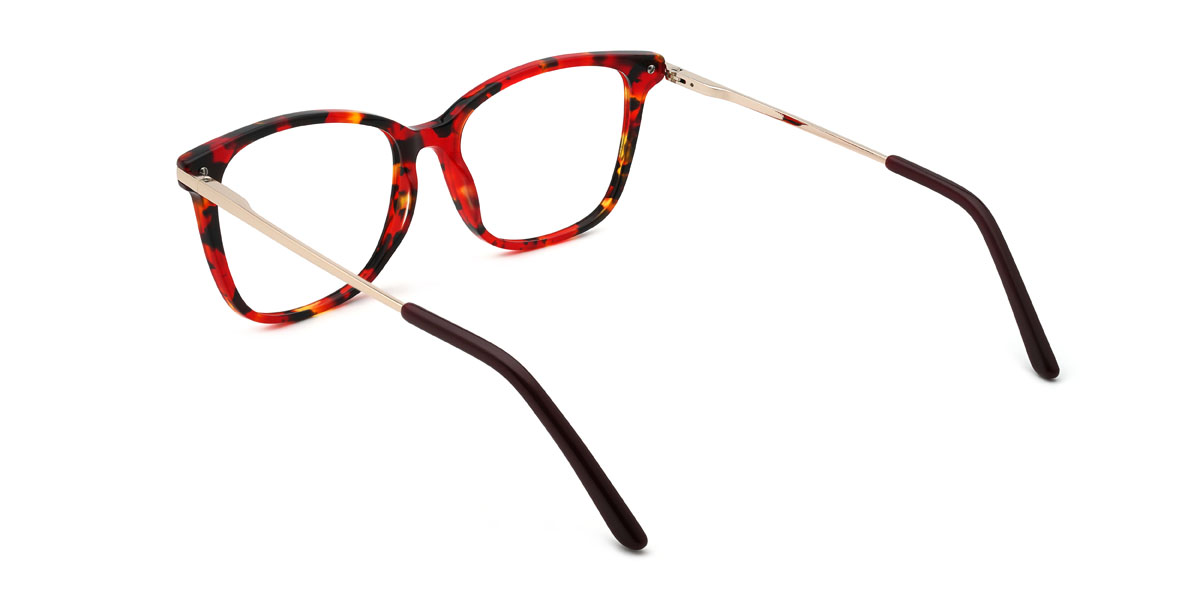 Vörös teknősbéka Analisa Szemüveg - Rectangle Glasses
