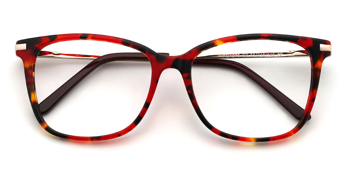 Vörös teknősbéka Analisa Szemüveg - Rectangle Glasses