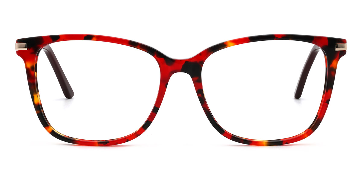Vörös teknősbéka Analisa Szemüveg - Rectangle Glasses