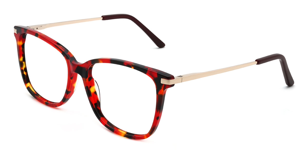 Vörös teknősbéka Analisa Szemüveg - Rectangle Glasses