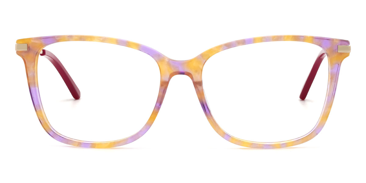 Lila teknősbéka Analisa Szemüveg - Rectangle Glasses