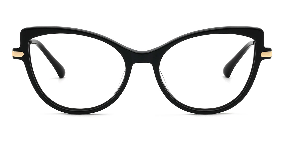 Arany fekete Momina Szemüveg - Cat Eye Glasses