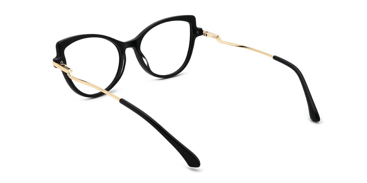 Arany fekete Momina Szemüveg - Cat Eye Glasses