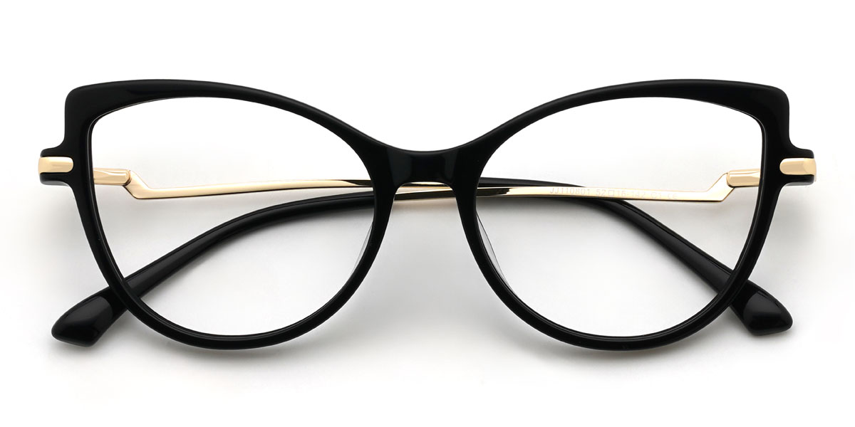 Arany fekete Momina Szemüveg - Cat Eye Glasses