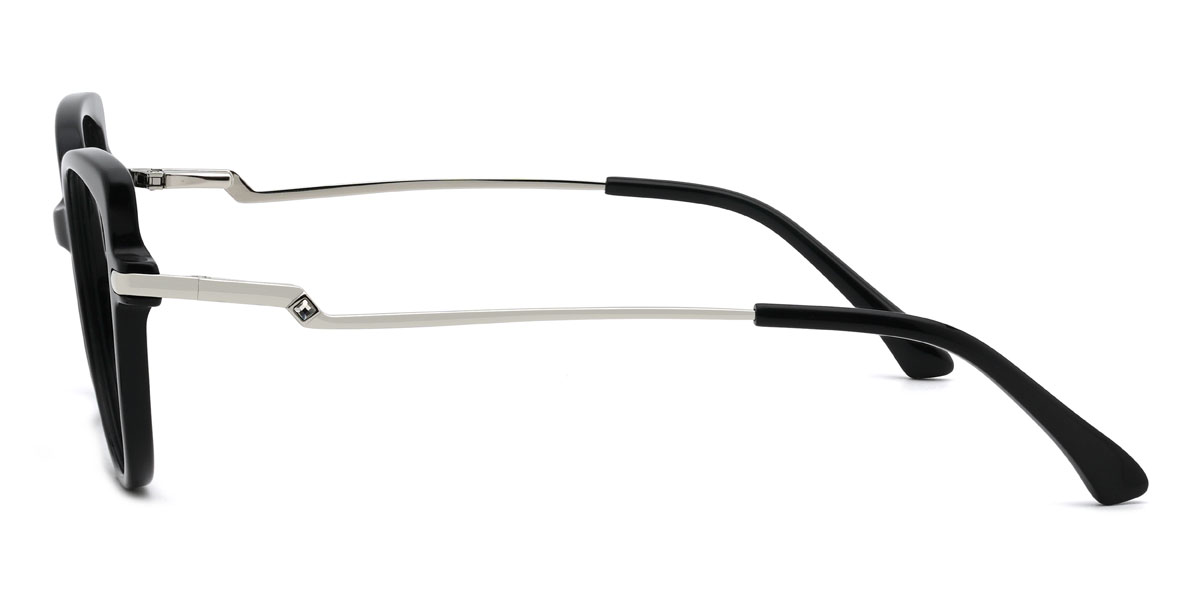 Fekete ezüst Momina Szemüveg - Cat Eye Glasses