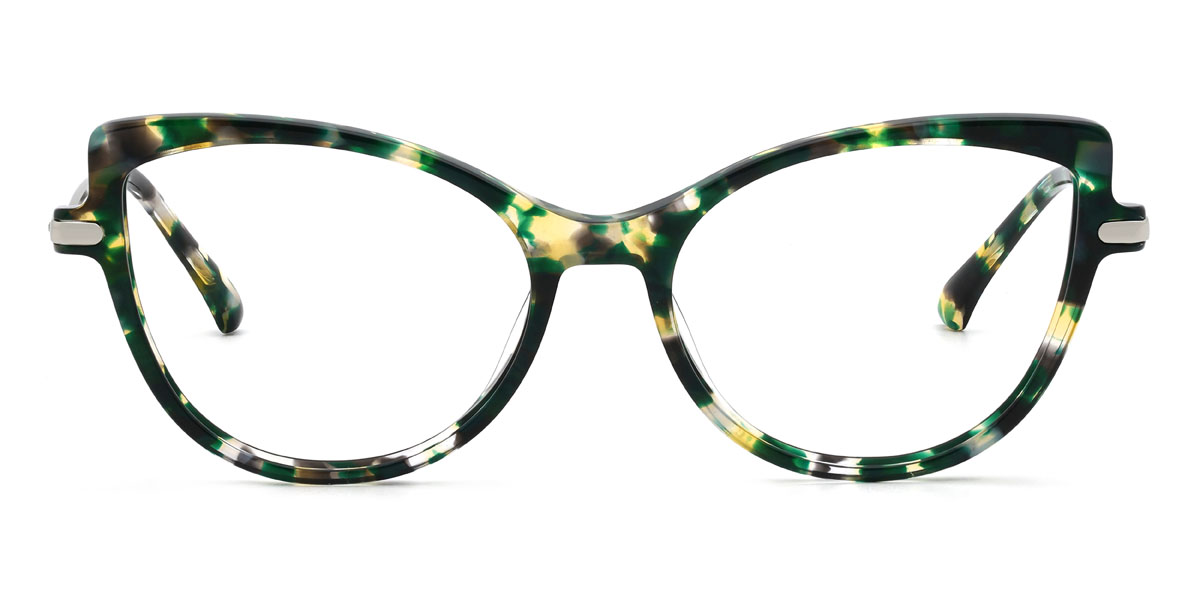Zöld teknősbéka Momina Szemüveg - Cat Eye Glasses