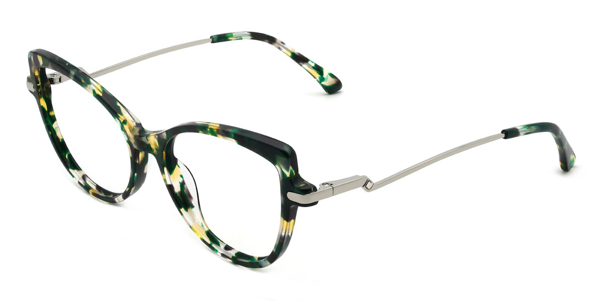 Zöld teknősbéka Momina Szemüveg - Cat Eye Glasses