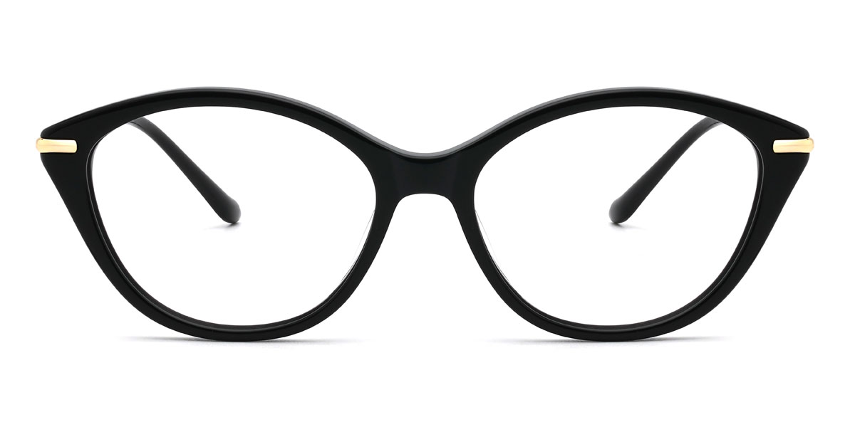 Arany Fekete Trixie Szemüveg - Cat Eye Glasses