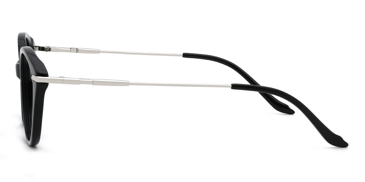 Fekete ezüst Trixie Szemüveg - Cat Eye Glasses
