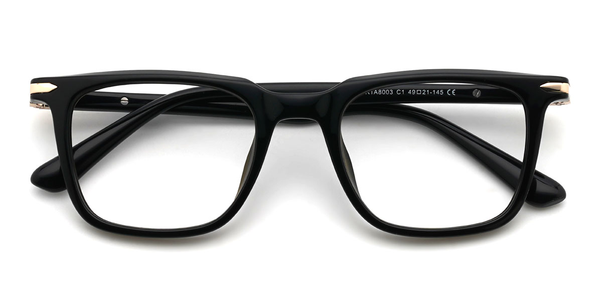 Fekete Kemper Szemüveg - Rectangle Glasses
