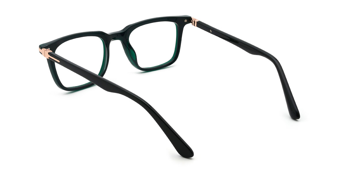 Mély zöld Kemper Szemüveg - Rectangle Glasses