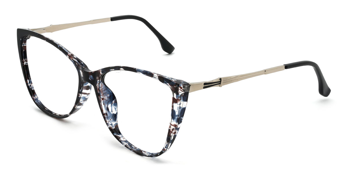 Fekete teknősbéka Thelma Szemüveg - Cat Eye Glasses