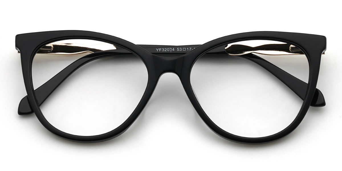 Fekete Aleksa Szemüveg - Oval Glasses