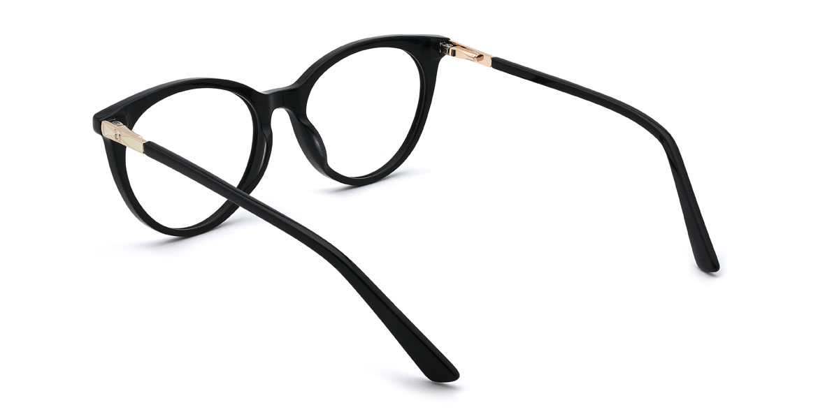 Fekete Josslyn Szemüveg - Oval Glasses