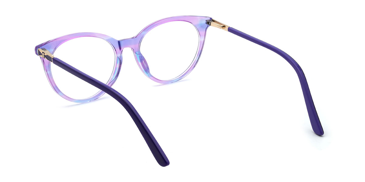 lila kék Josslyn Szemüveg - Oval Glasses