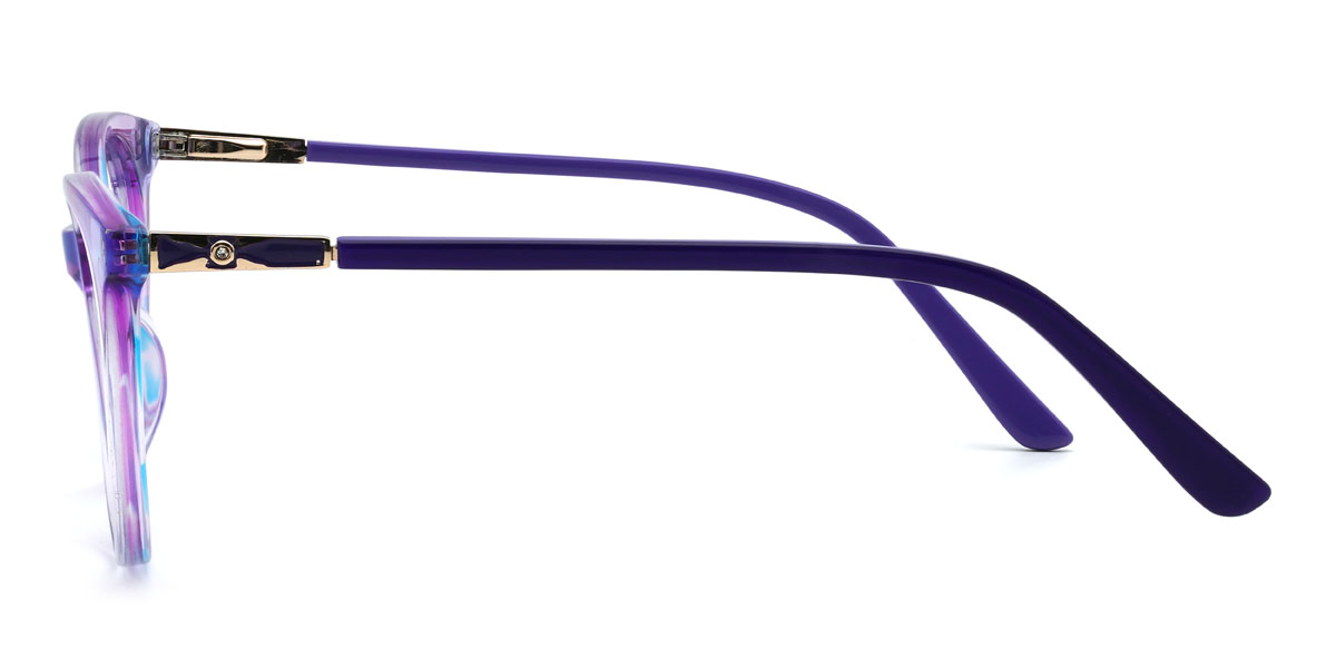 lila kék Josslyn Szemüveg - Oval Glasses