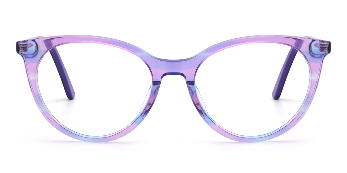 lila kék Josslyn Szemüveg - Oval Glasses