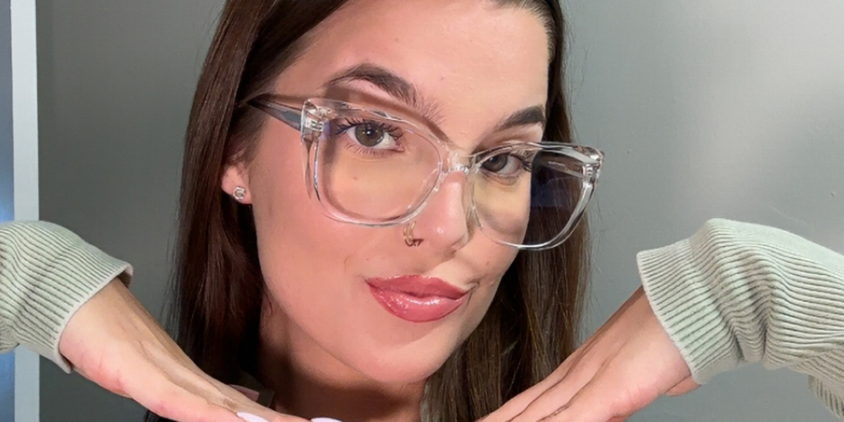 Clear Persia Glasses - Cat Eye Glasses