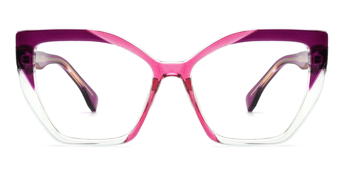 Lila rózsaszín Helena Szemüveg - Square Glasses