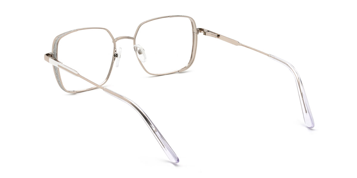 Weiß April Brille - Rectangle Glasses