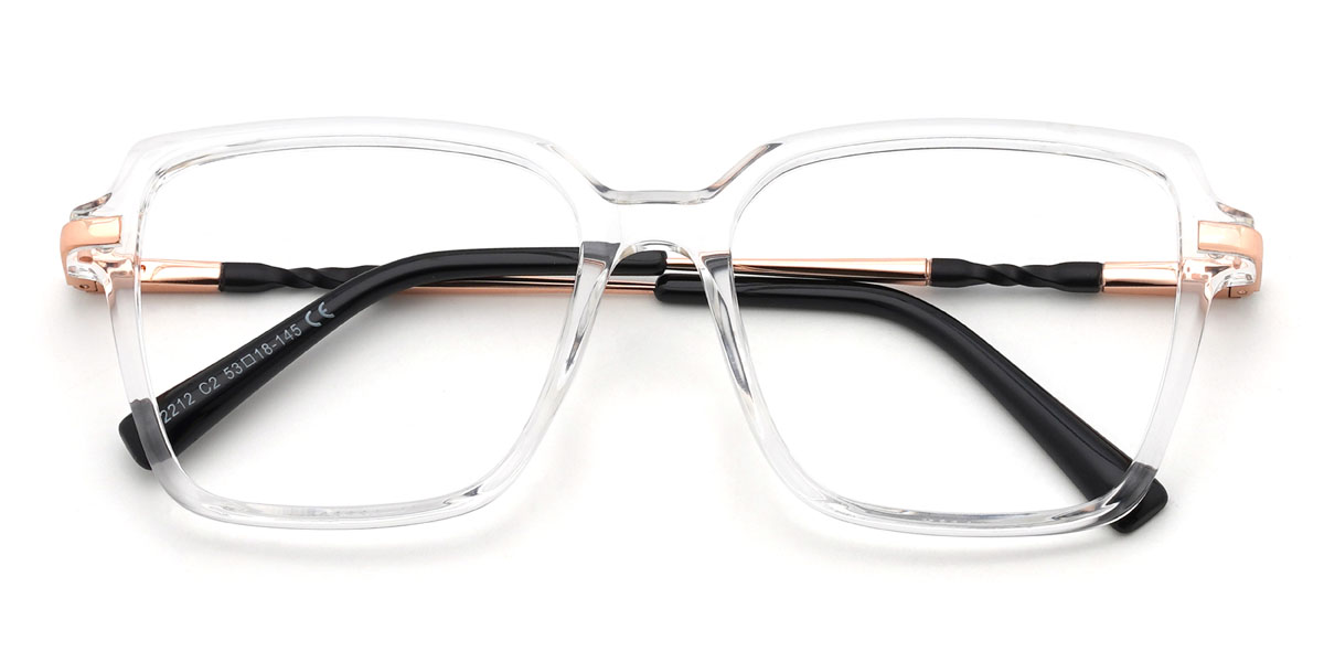 Clear Valkyrie Glasses - Rectangle Glasses