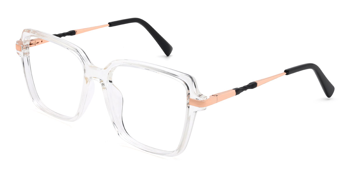 Clear Valkyrie Glasses - Rectangle Glasses