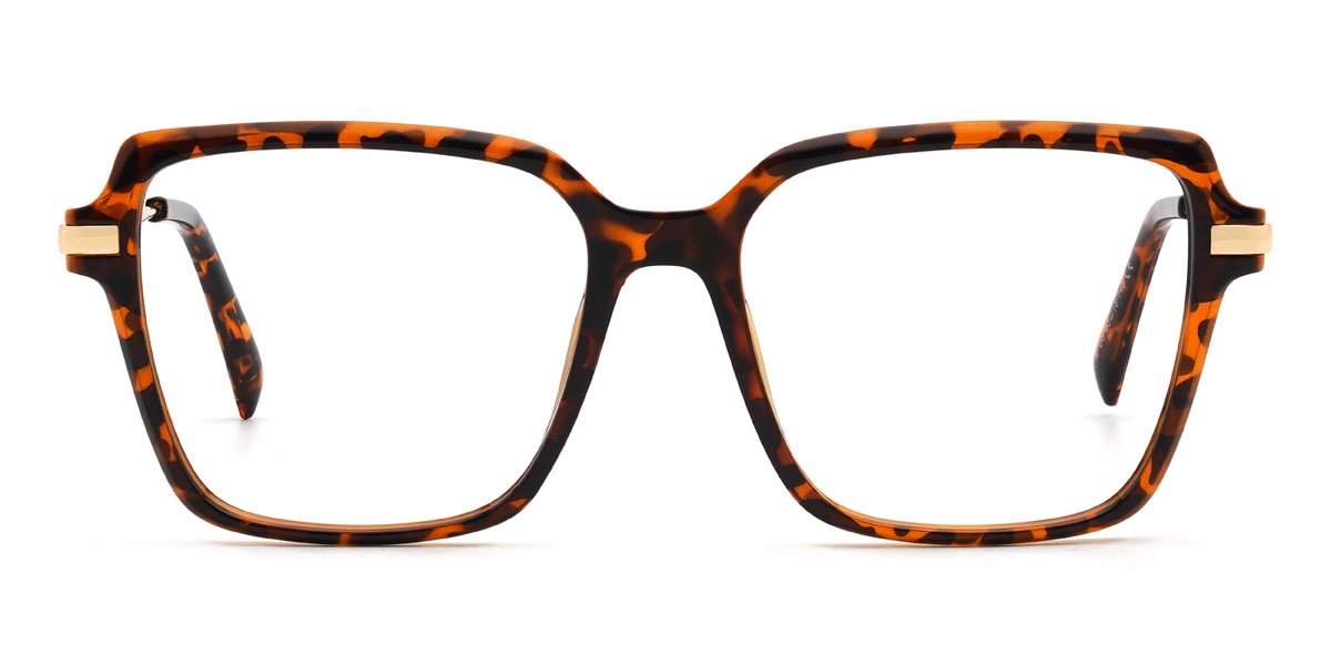 Tortoiseshell Valkyrie Glasses - Rectangle Glasses