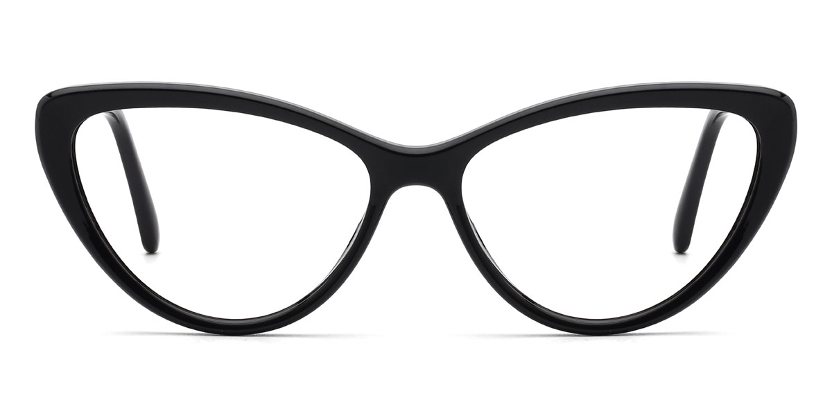 Čierny Maddux - Cat Eye Glasses